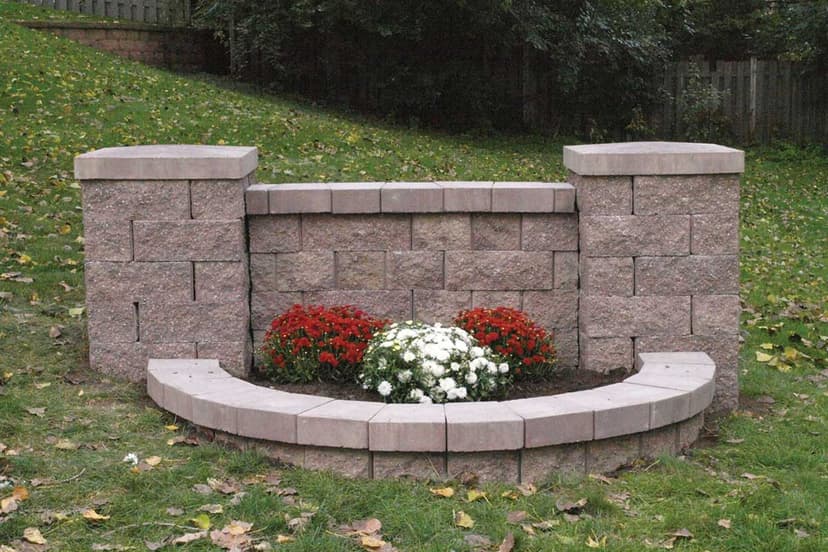 Entry Monument with Planter