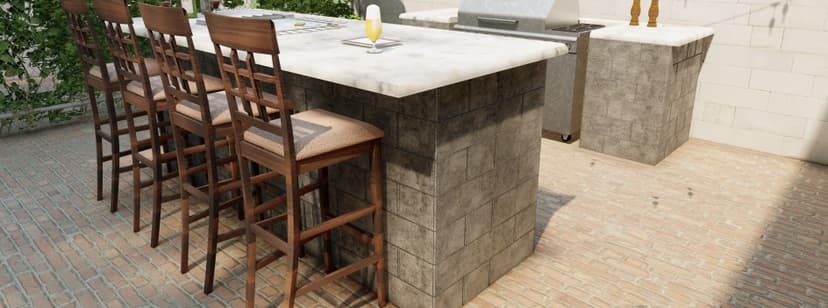 AB Metro Patio Galley Kitchen