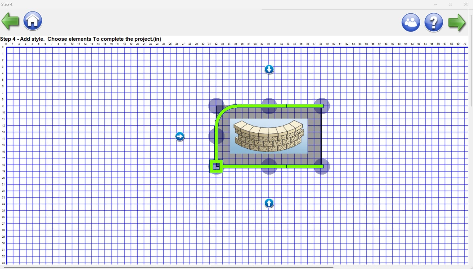 Courtyard app drawing your design