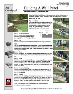 Building a Wall Panel