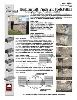Building Wall Panels and Posts