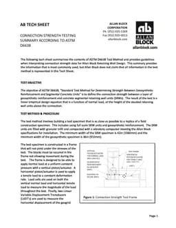 Connection Strength Testing