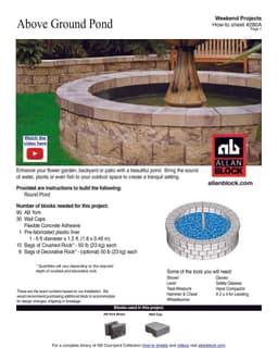 Building an Above Ground Pond