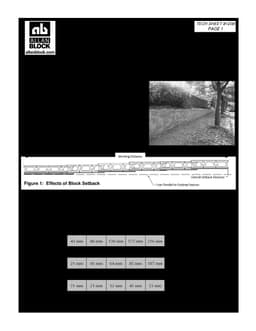 Building Straight Walls Up a Slope