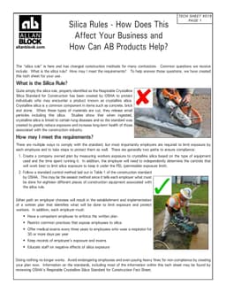 Silica Rules - How Using AB Can Help