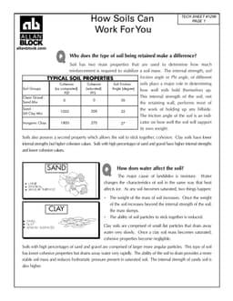 How Can Soils Work for You?