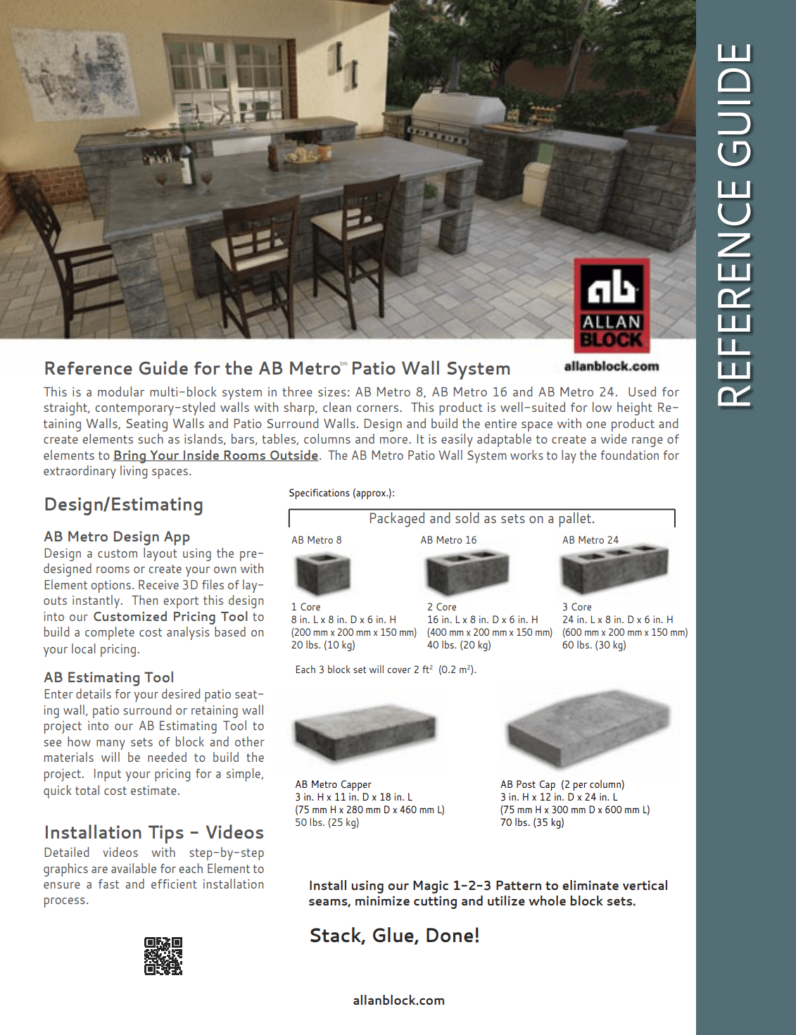 AB Metro Patio Wall Reference Guide