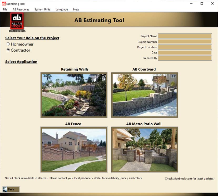 AB Estimating Tool (Download)